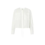 Oroton-Pocket-Detail-Bomber-Shirt-White34517_nobg Oroton Pocket Detail Bomber Shirt White