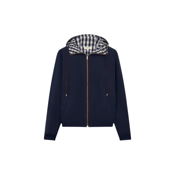 Oroton Reversible Check Windbreaker North Sea Jacket