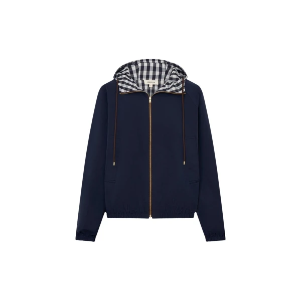 Oroton Reversible Check Windbreaker North Sea Jacket