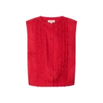 Oroton Ruffle Detail Top Red Ribbon