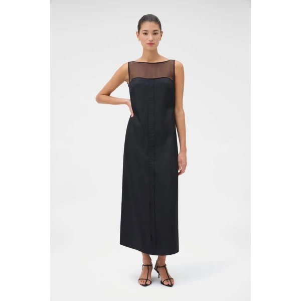 Oroton Sheath Dress Black, view 2