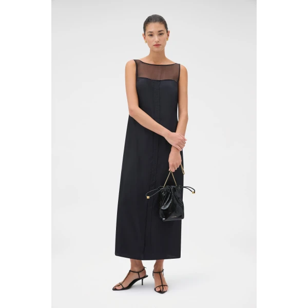 Oroton Sheath Dress Black, view 6