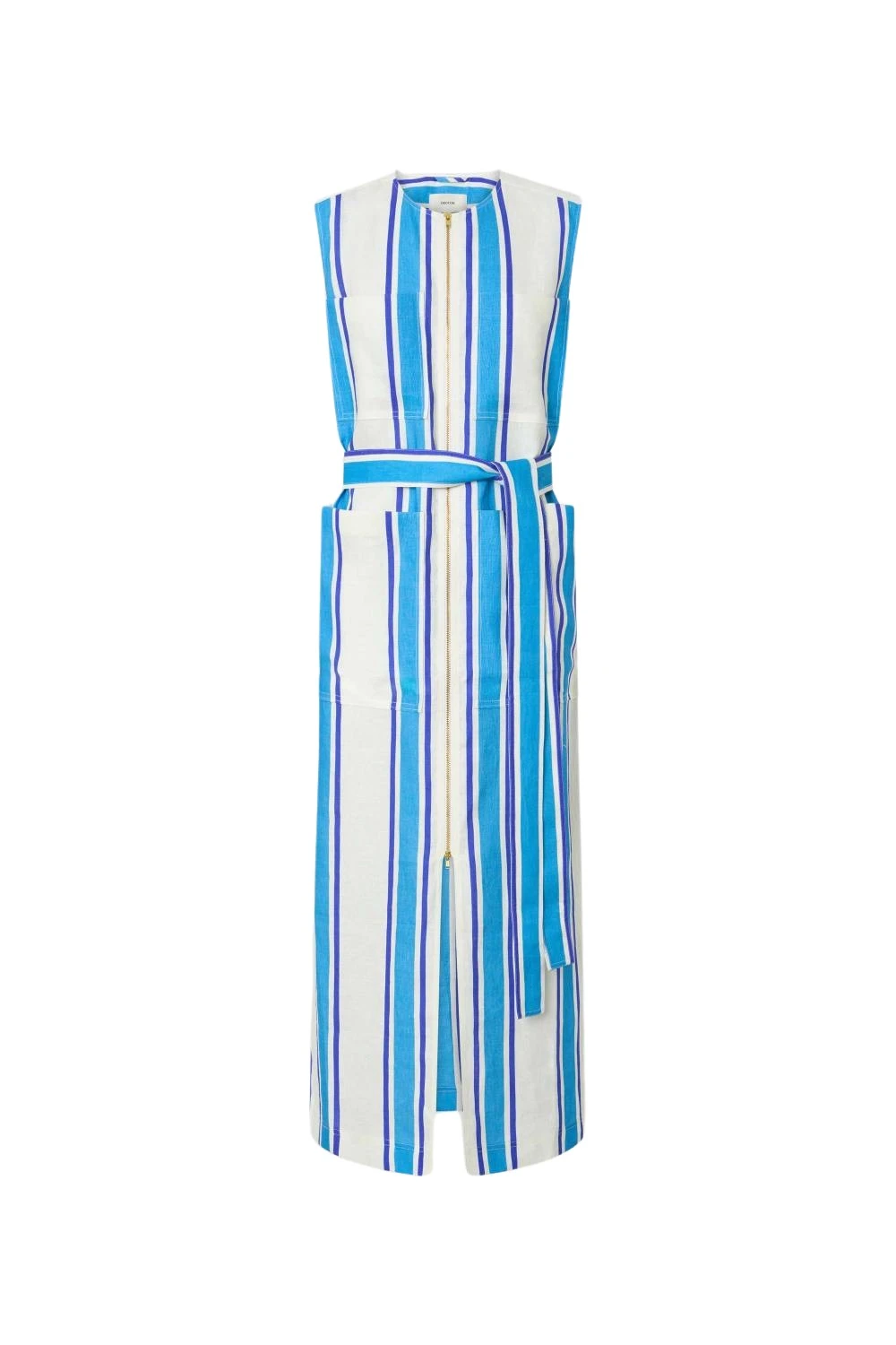 Oroton-Shore-Stripe-Day-Dress-Sea-Blue40354_nobg Oroton Shore Stripe Day Dress Sea Blue
