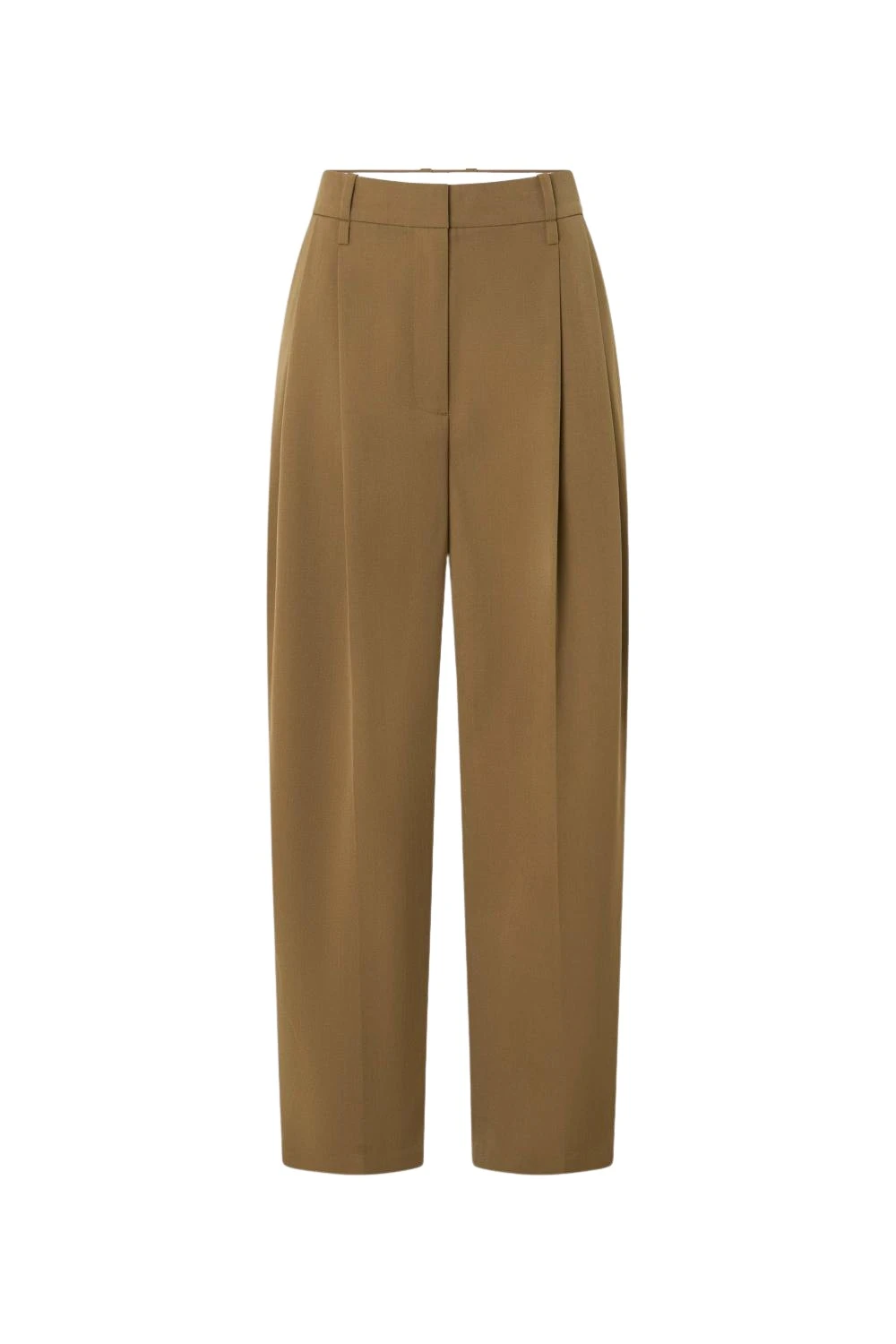 Oroton-Tapered-Pleat-Pant-Dark-Rye76942_nobg Oroton Tapered Pleat Pant Dark Rye