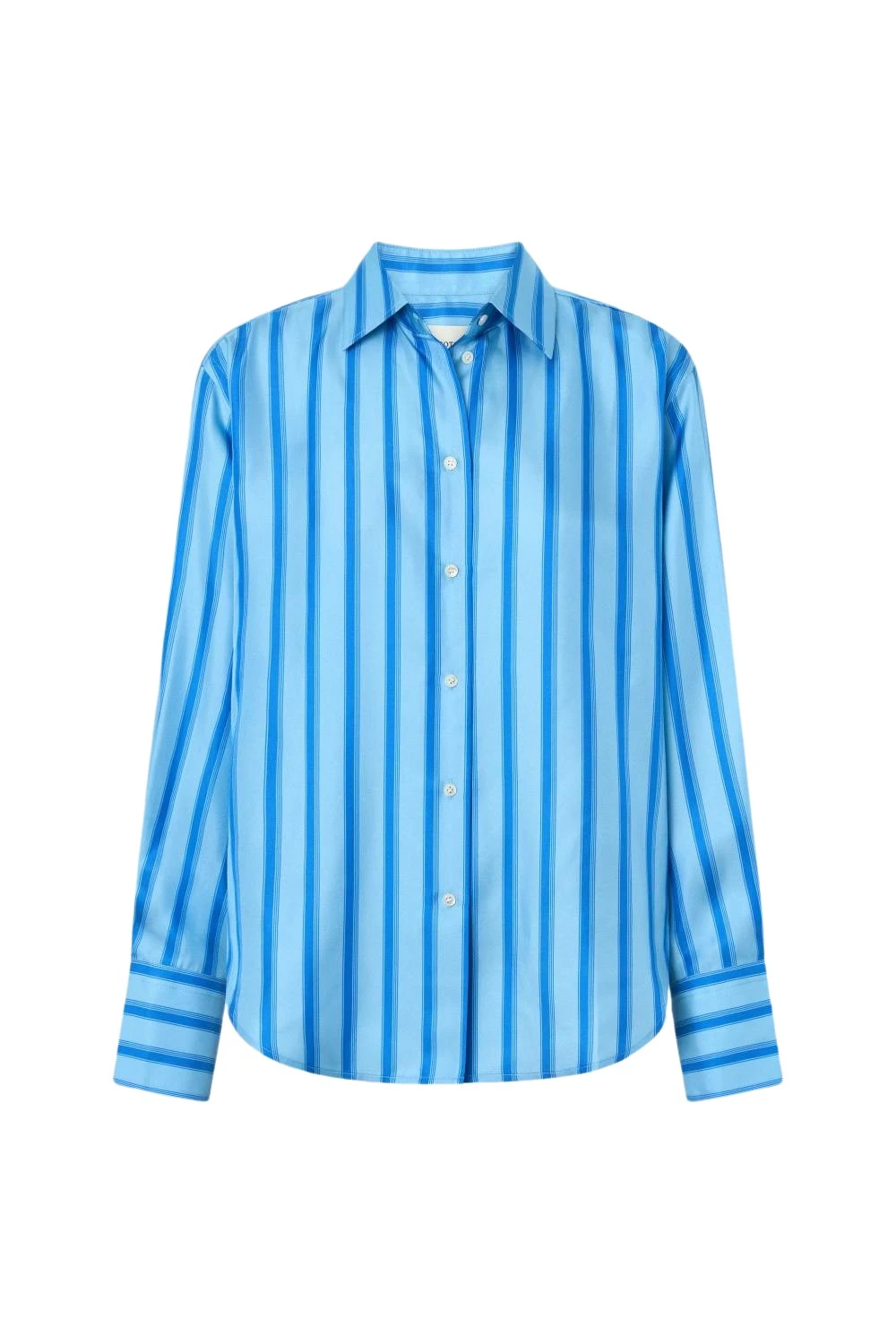 Oroton-Tonal-Stripe-Silk-Shirt-Porcelain-Blue56896_nobg Oroton Tonal Stripe Silk Shirt Porcelain Blue