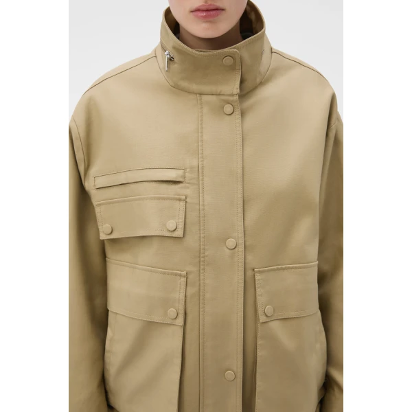 Oroton Utility Parka Haystack Coat, view 4