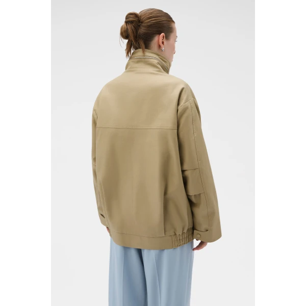 Oroton Utility Parka Haystack Coat, view 5