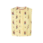 Oroton Wallpaper Floral Print Top Lemon