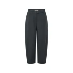 Oroton Washed Twill Barrel Leg Pant Washed Black