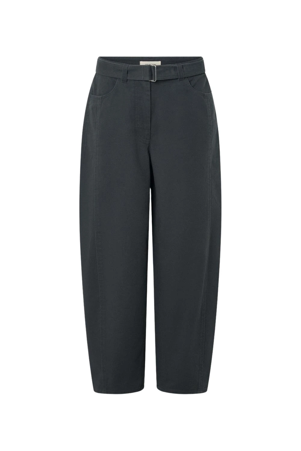 Oroton-Washed-Twill-Barrel-Leg-Pant-Washed-Black50837_nobg Oroton Washed Twill Barrel Leg Pant Washed Black