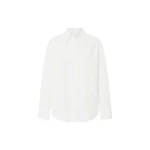 Oroton Wren Poplin Shirt Antique White