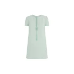 Oscar de la Renta Beaded Bow-Detail Shift Dress