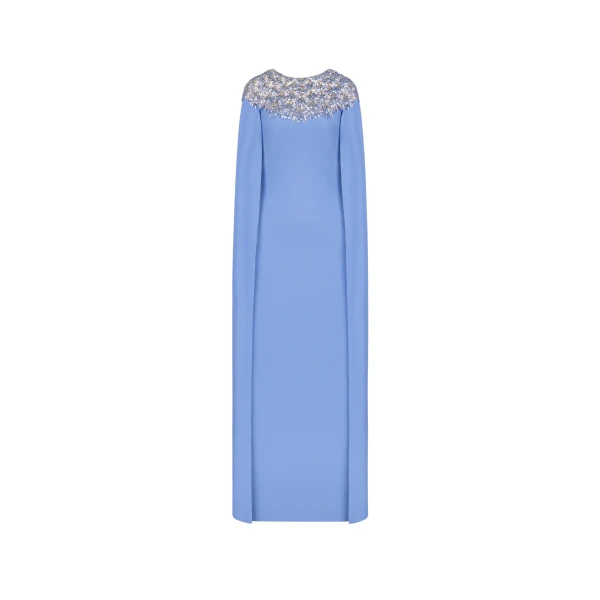 Crystal & Glass Embroidered Caftan