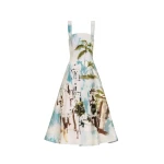 Oscar-de-la-Renta-Dominican-Landscape-Cotton-Poplin-Sleeveless-Dress51581_nobg Oscar de la Renta Dominican Landscape Cotton Poplin Sleeveless Dress