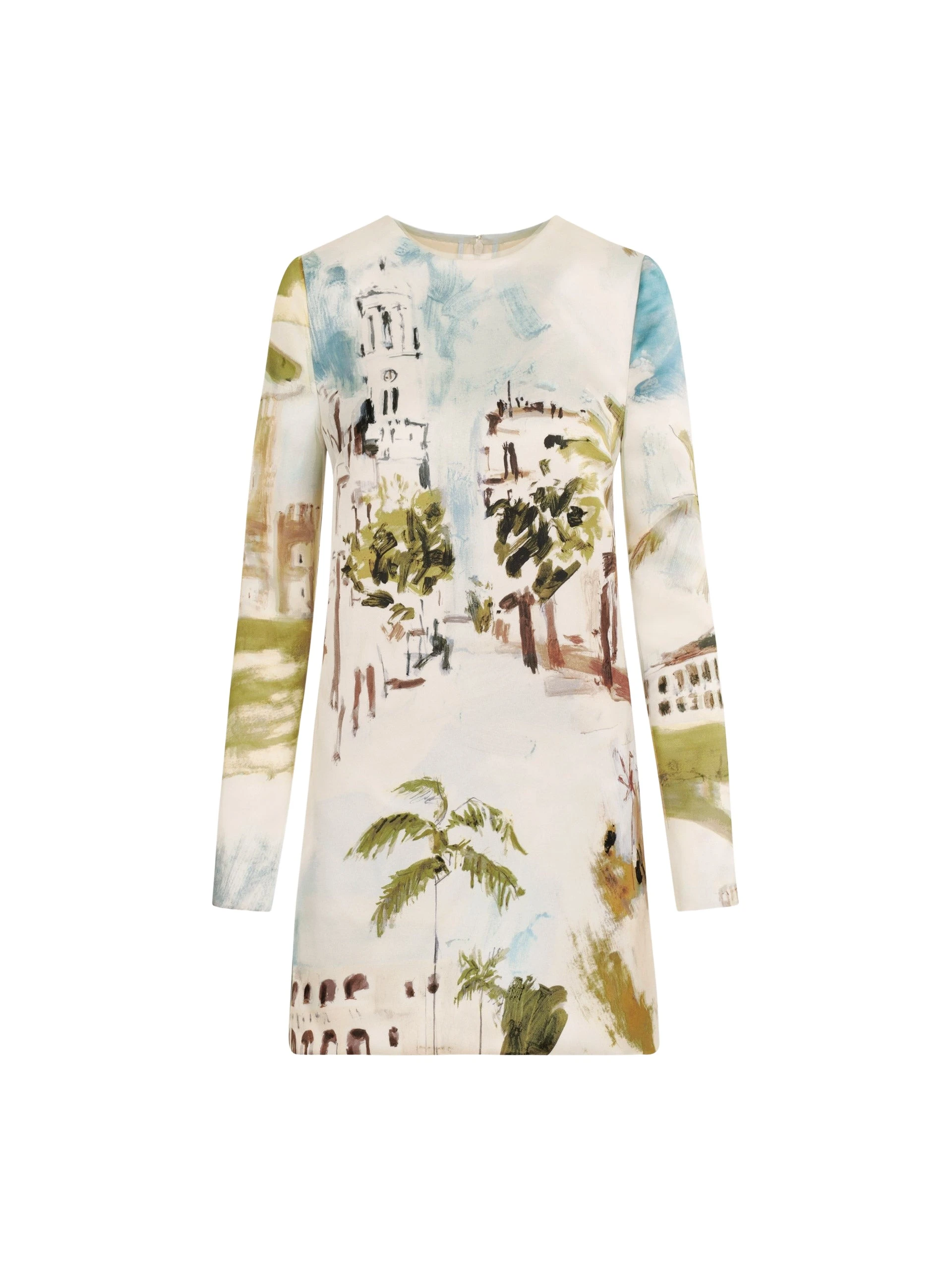 Oscar-de-la-Renta-Dominican-Landscape-Shift-Dress63484_nobg Oscar de la Renta Dominican Landscape Shift Dress