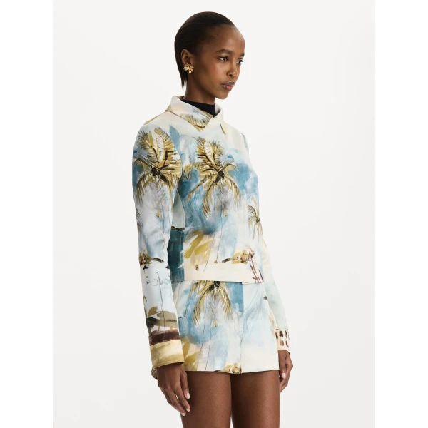 Oscar de la Renta Dominican Landscape Shorts, view 4