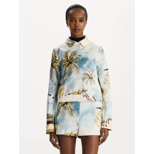 Oscar de la Renta Dominican Landscape Shorts, view 5
