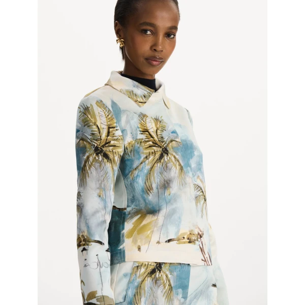Oscar de la Renta Dominican Landscape Shorts, view 6