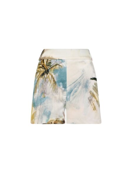 Oscar de la Renta Dominican Landscape Shorts - Shorts - American Luxury Evening Wear at Luxury Shoes 