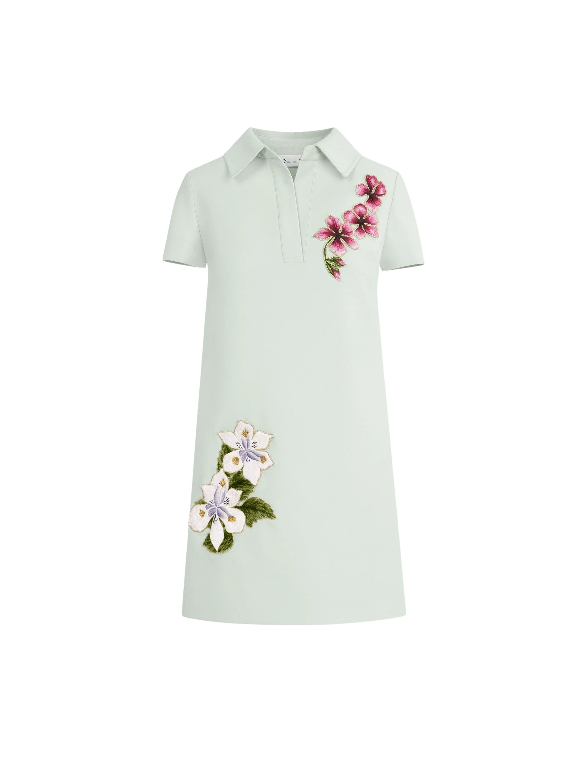 Oscar-de-la-Renta-Dominican-Mixed-Floral-Threadwork-Shift-Dress11964_nobg Oscar de la Renta Dominican Mixed-Floral Threadwork Shift Dress