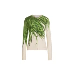 Oscar de la Renta Palm Leaves Cardigan
