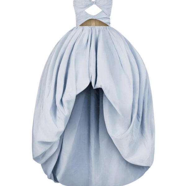 Oscar de la Renta Silk Faille High-Low Gown