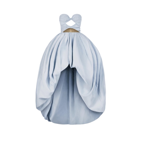 Oscar de la Renta Silk Faille High-Low Gown - Dresses - American Luxury Evening Wear at Luxury Shoes 