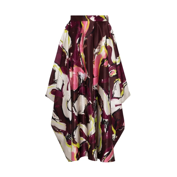 Roksanda Amari Skirt in Brush Burgundy