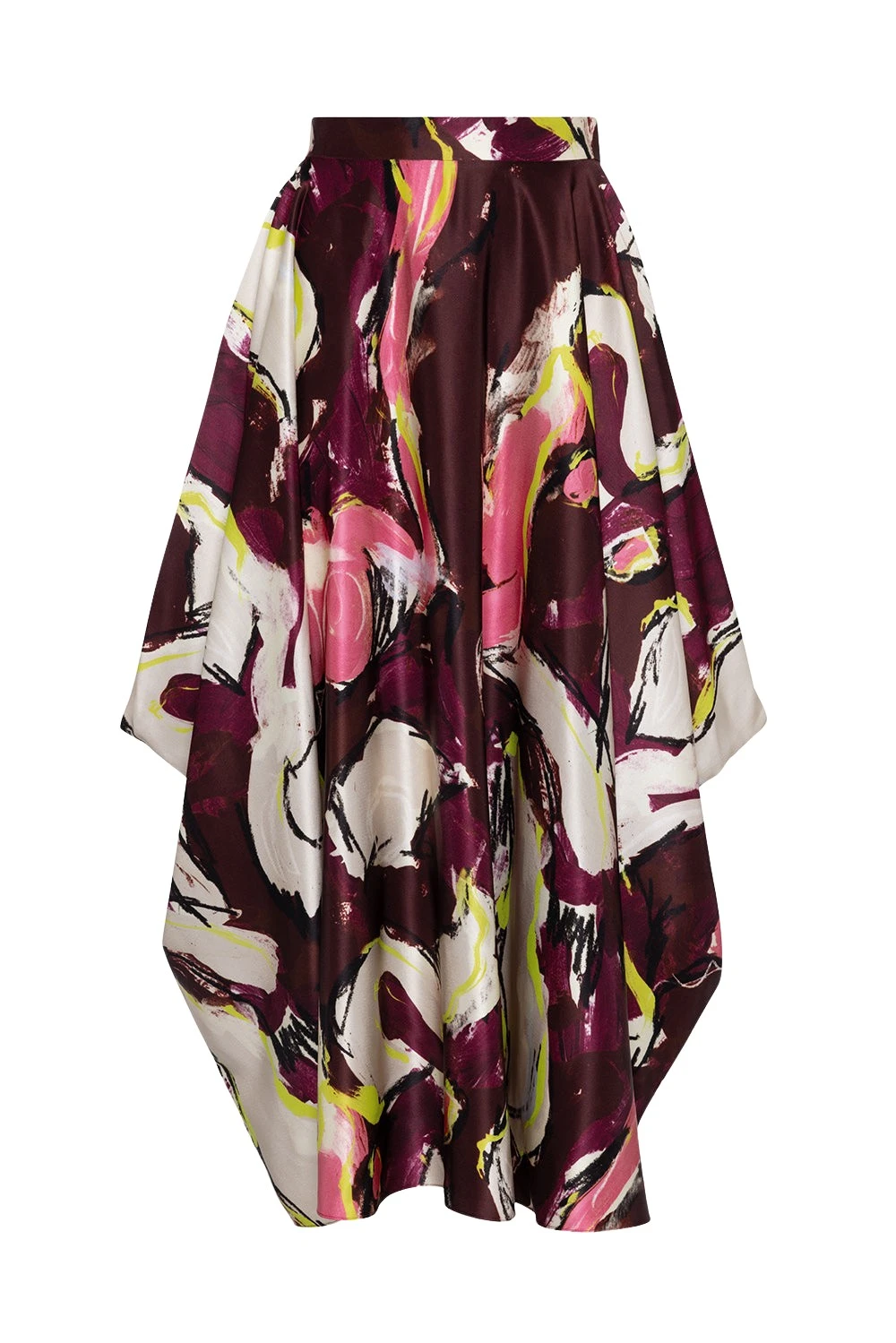ROKSANDA Amari Skirt in Brush Burgundy
