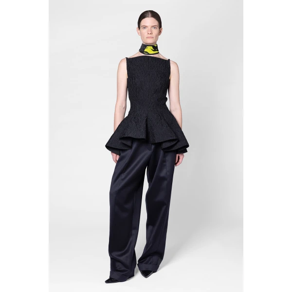 Roksanda Axo Top in Black, view 3