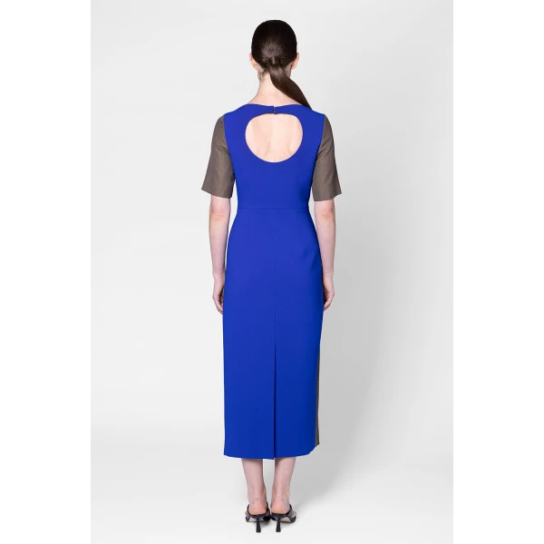 Roksanda Caia Dress in Brown Melange, view 5