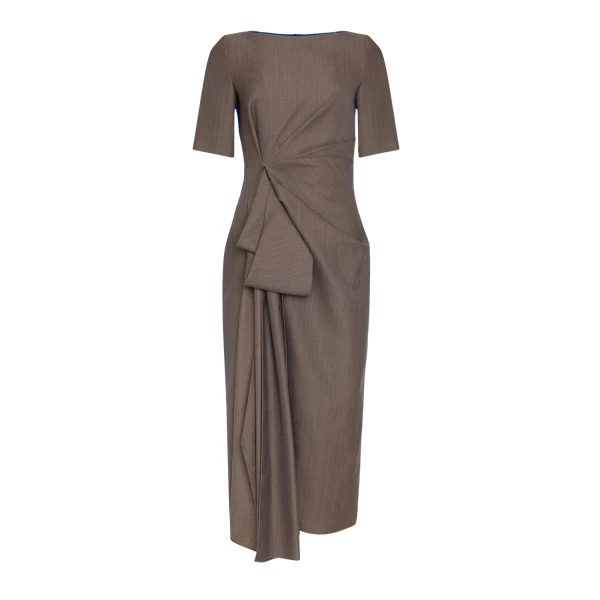 Roksanda Caia Dress in Brown Melange