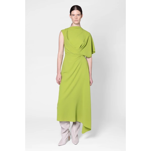 Roksanda Elva Dress in Meadow Green, view 6