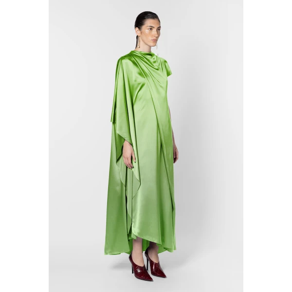 Roksanda Hiba Dress in Meadow Green, view 5