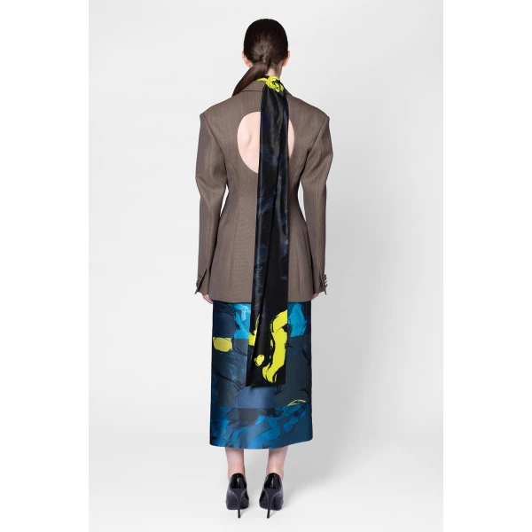 Roksanda Irma Skirt in Brush Verdant, view 4