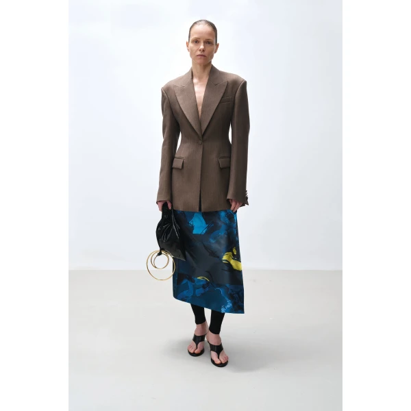 Roksanda Irma Skirt in Brush Verdant, view 5