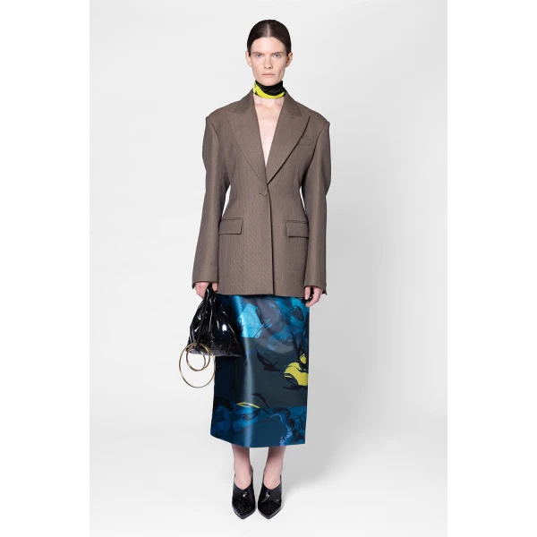 Roksanda Irma Skirt in Brush Verdant, view 6