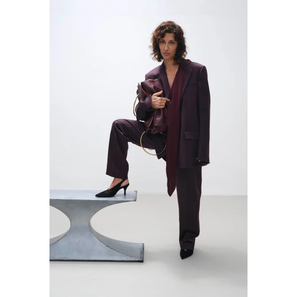 Roksanda Isabel Jacket in Burgundy, view 7