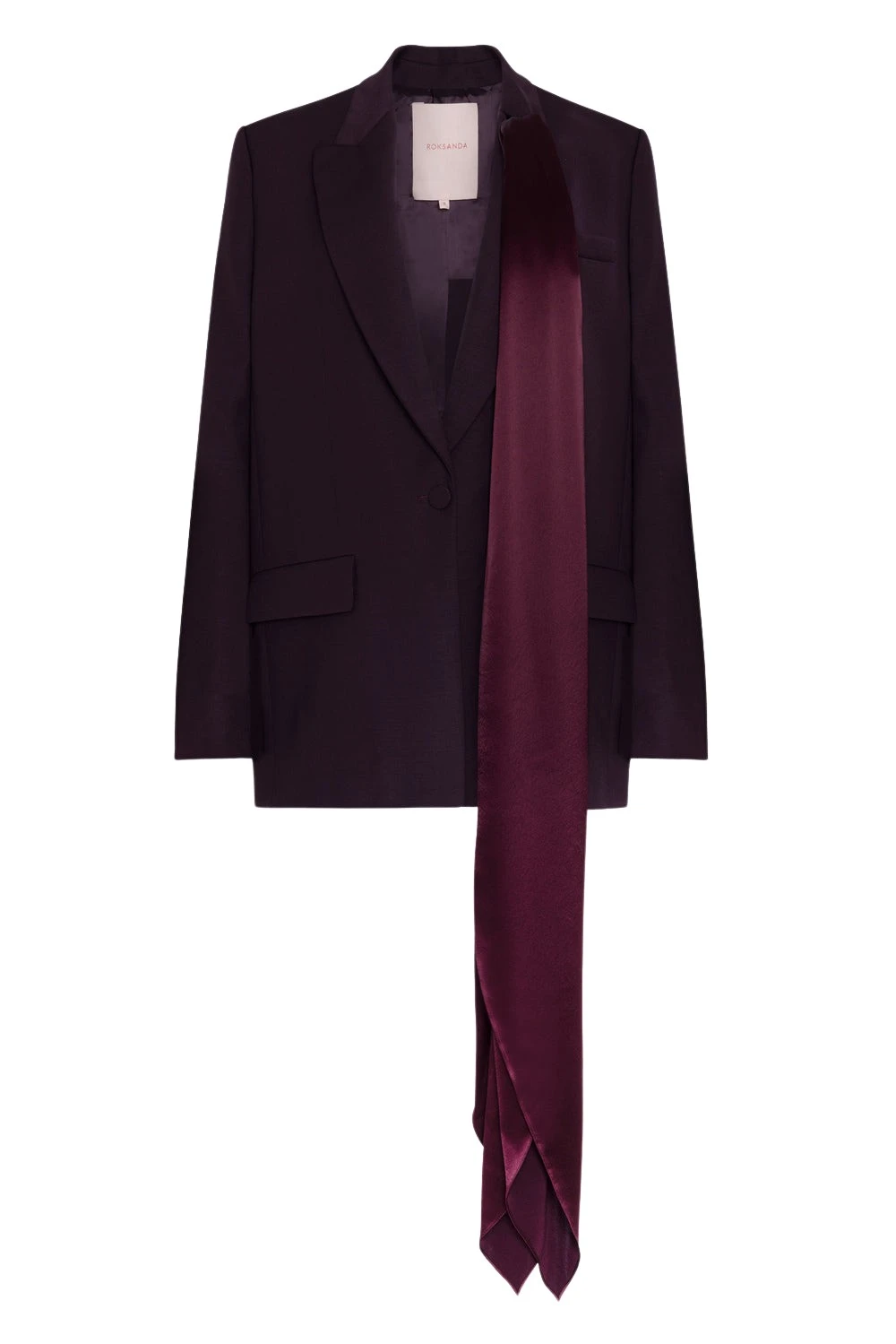ROKSANDA Isabel Jacket in Burgundy