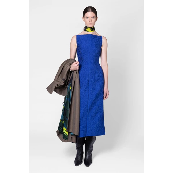 Roksanda Mila Dress in Sapphire, view 6