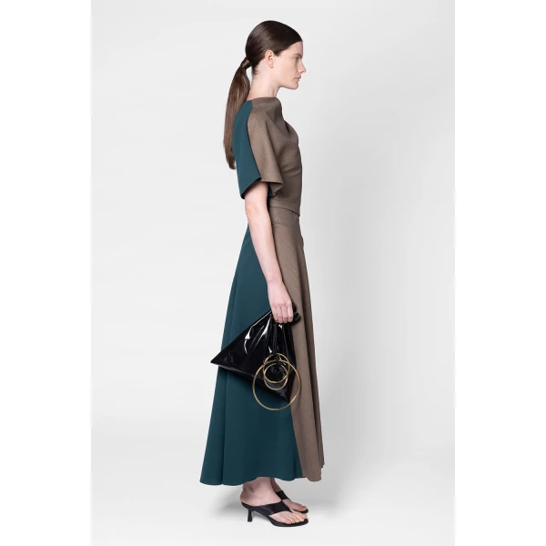 Roksanda Oryn Dress in Brown Melange, view 4