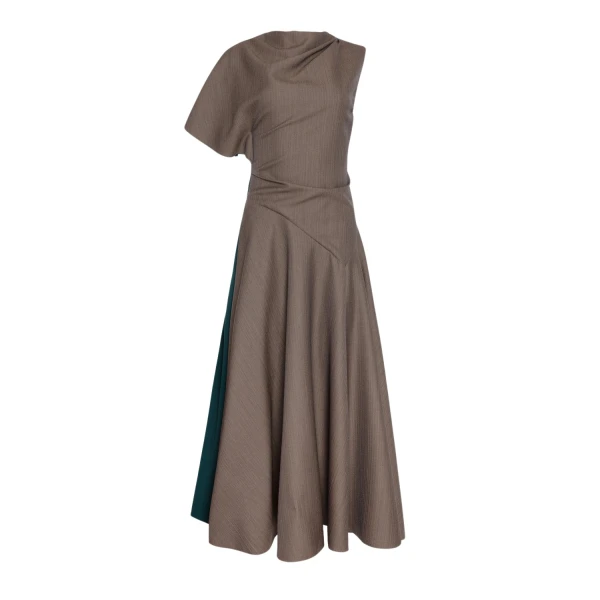 Roksanda Oryn Dress in Brown Melange