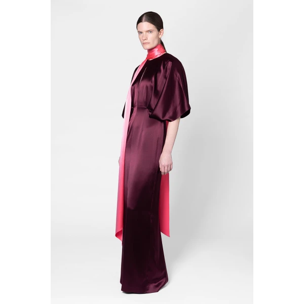 Roksanda Sami Dress in Deep Burgundy, view 3