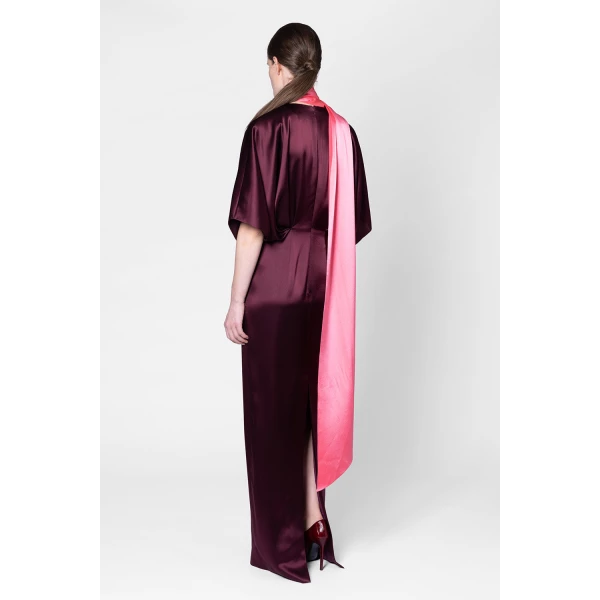 Roksanda Sami Dress in Deep Burgundy, view 5
