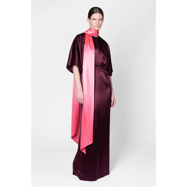 Roksanda Sami Dress in Deep Burgundy, view 6