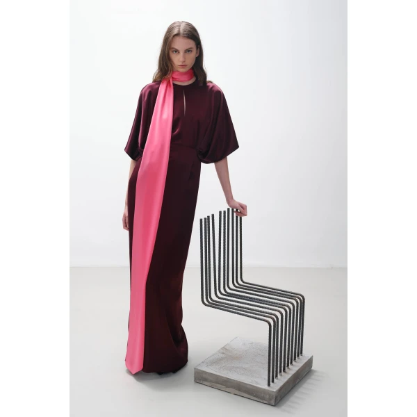 Roksanda Sami Dress in Deep Burgundy, view 7