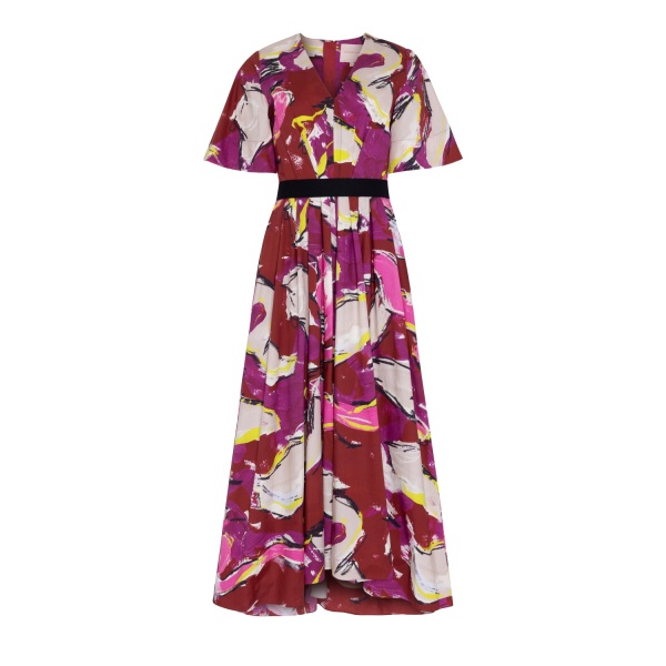 Roksanda Sana Dress in Brush Burgundy