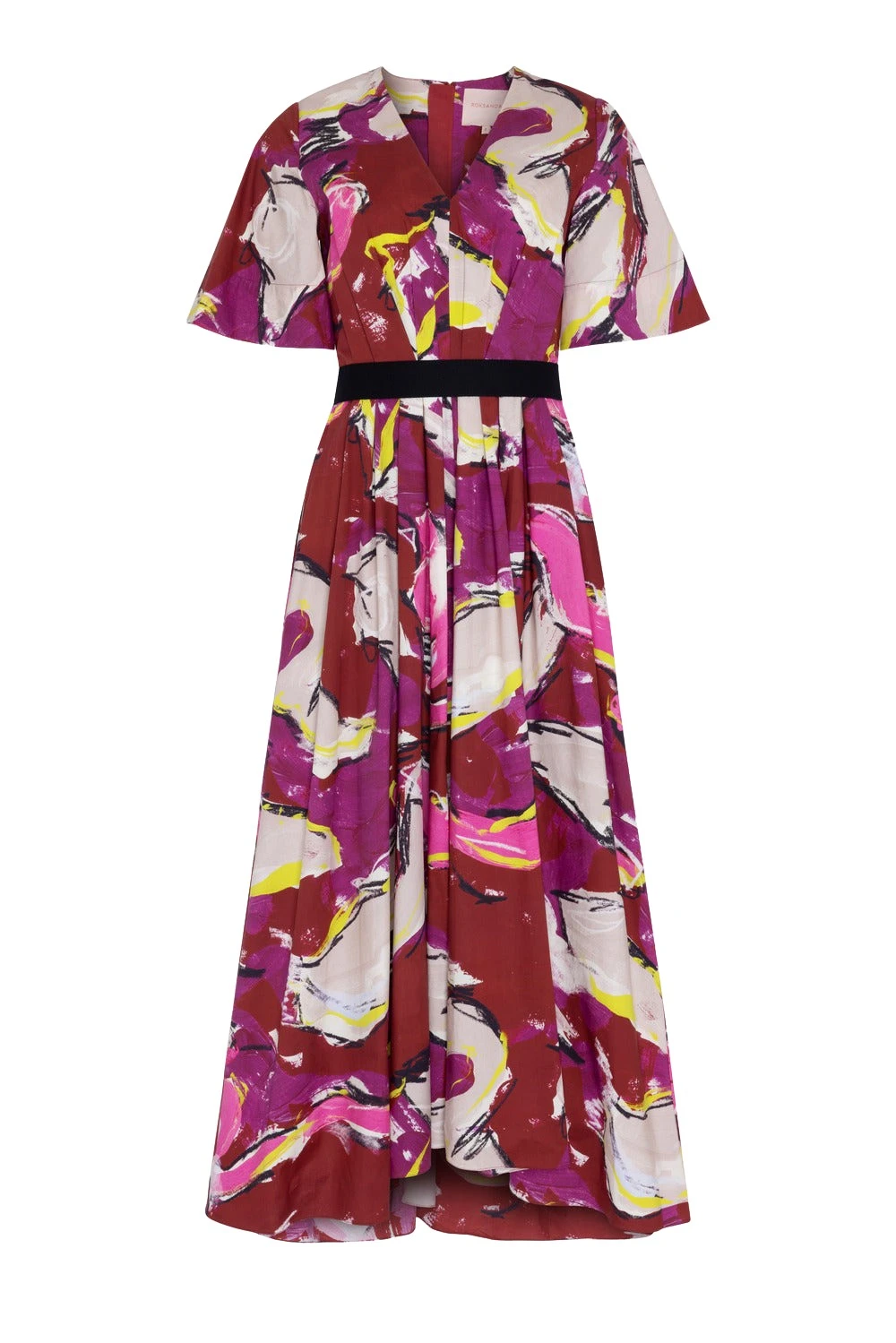 ROKSANDA Sana Dress in Brush Burgundy