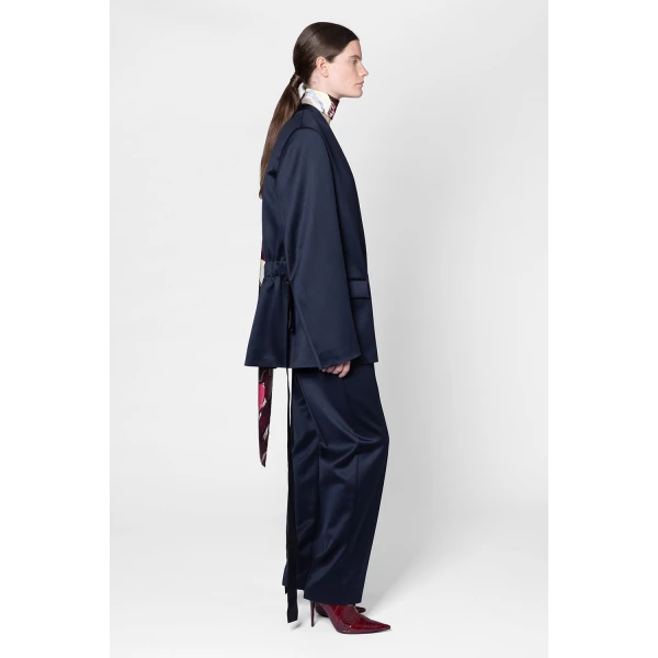 Roksanda Selma Jacket in Navy, view 6