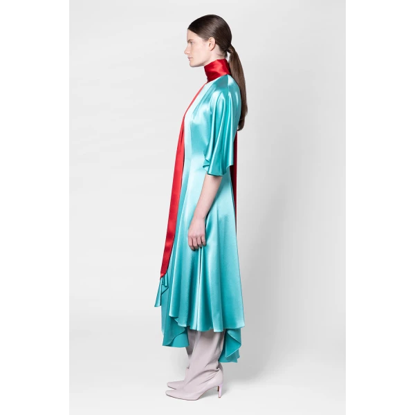 Roksanda Wren Dress in Aqua, view 4